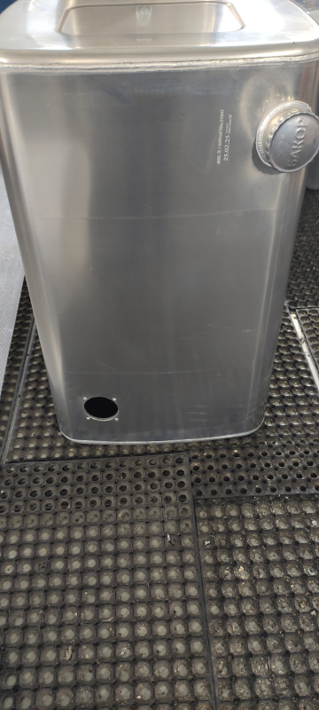 Алюминиевый топливный бак 400л. Фланец маз (№ 741661)